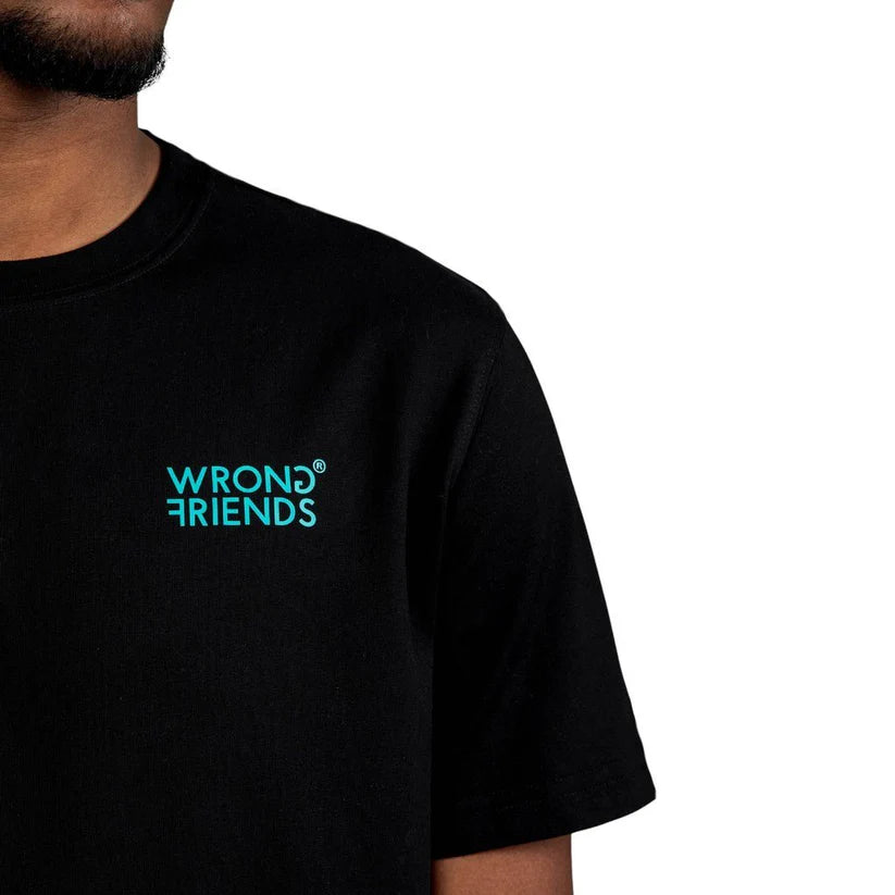 Camiseta WRONG FRIENDS - WF1218 BLK