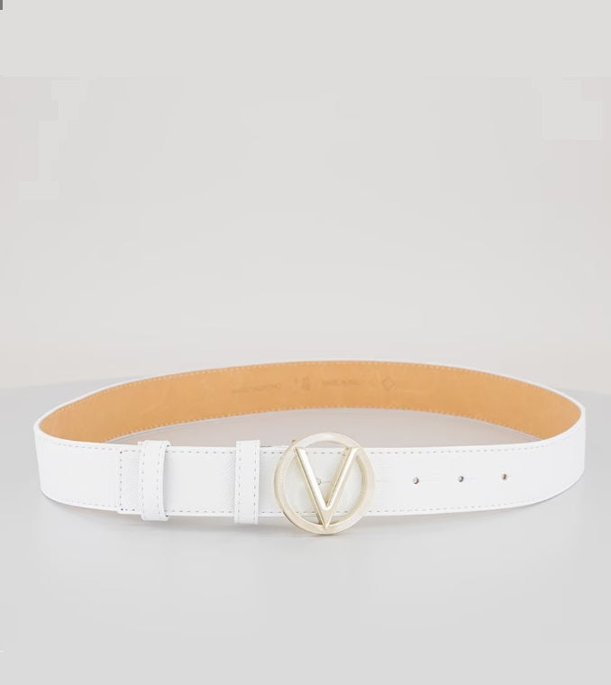 Cinturón VALENTINO - VCS7VQ03SAF BLANCO/ORO