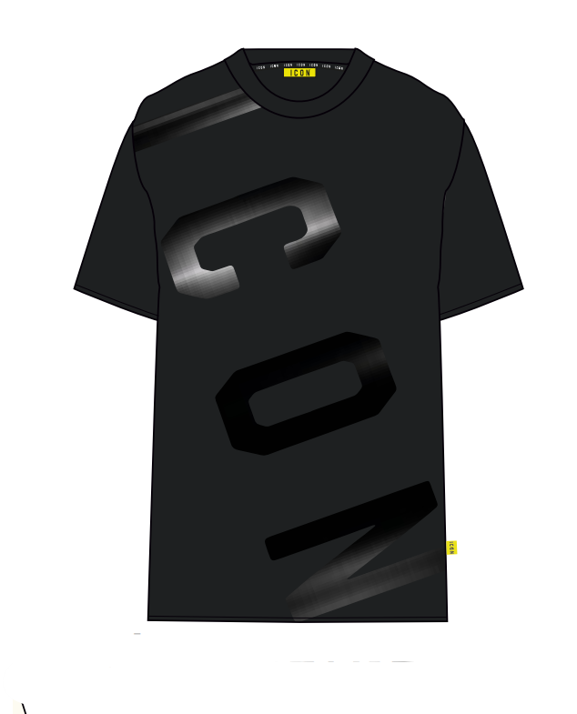 Camiseta ICON - IU9014T NEGRO/L.NEGRO