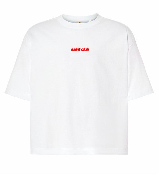 Camiseta SAINT DEPT - CR-PATCH BLANCO