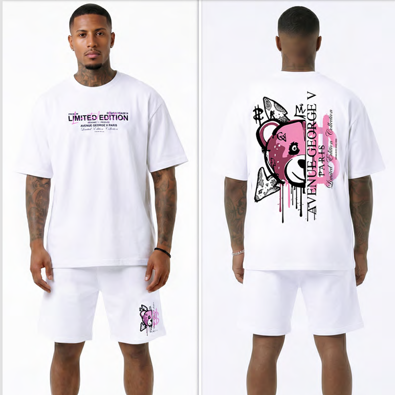 Conjunto GEORGE V - GV5108 WHT/PINK