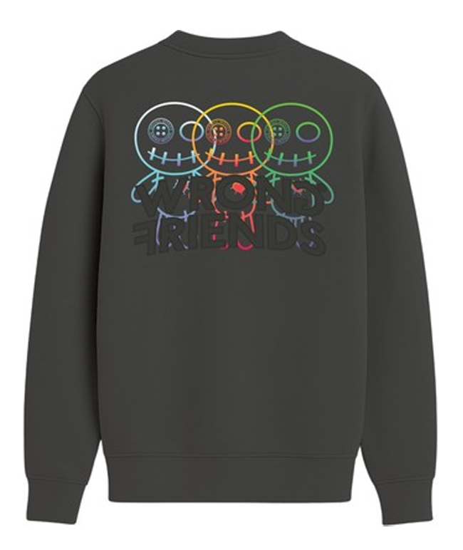Sudadera WRONG FRIENDS - WF1325 S.GREY