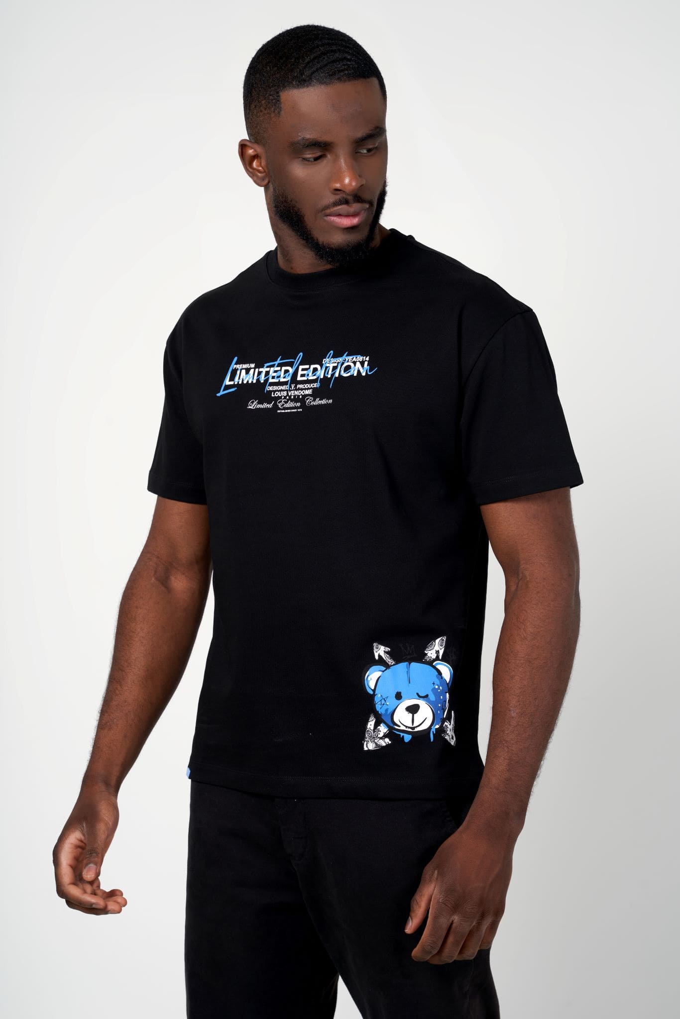 Camiseta LOUIS VENDOME - L54 BLK/BLUE