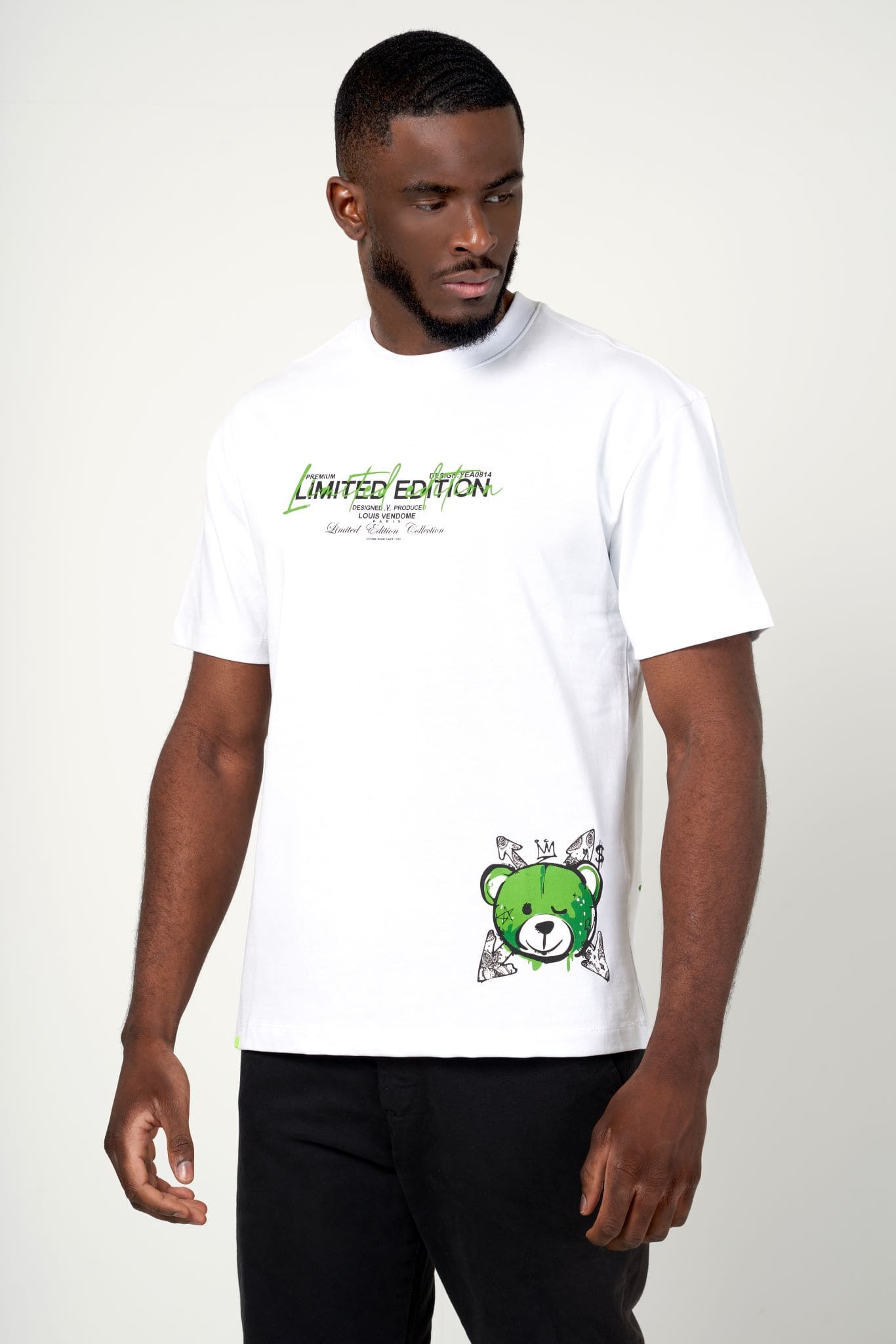 Camiseta LOUIS VENDOME - L54 WHT/GREEN