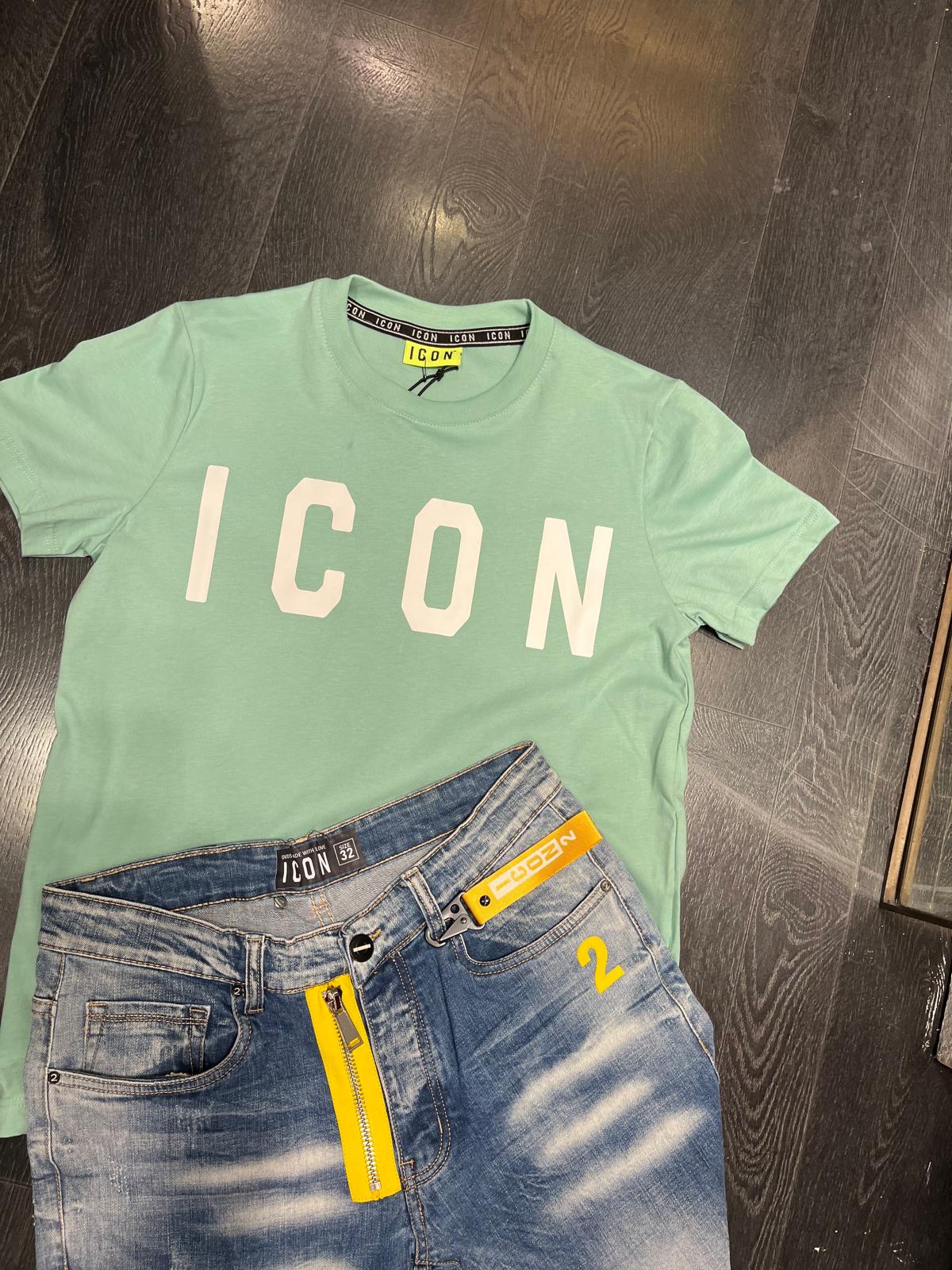 Camiseta ICON - ICUS2S5T021 MENTA