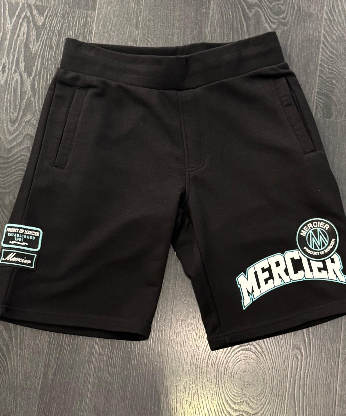 Bermudas MERCIER - MERC-1057 BLK/AQUA