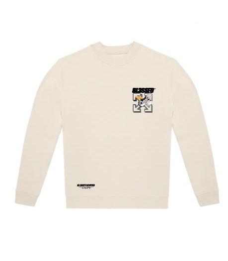 Sudadera BL3SSED - XTOONSW OFFWHT
