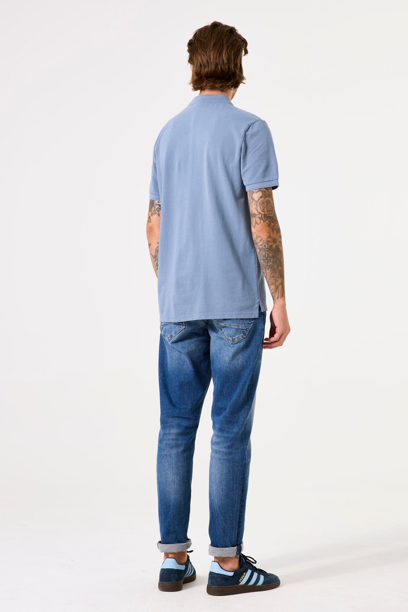 Polo GARCIA blue - Z1105 4815