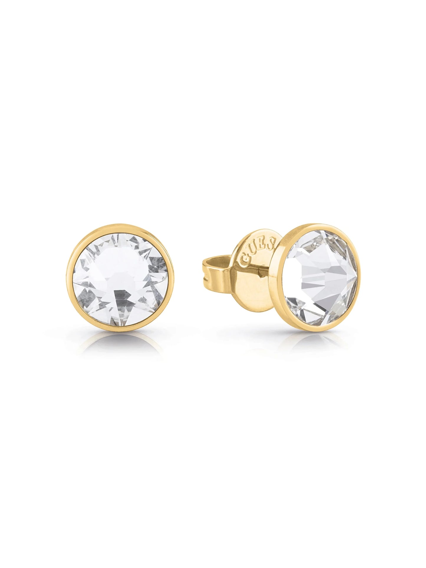 pendientes guess dorados