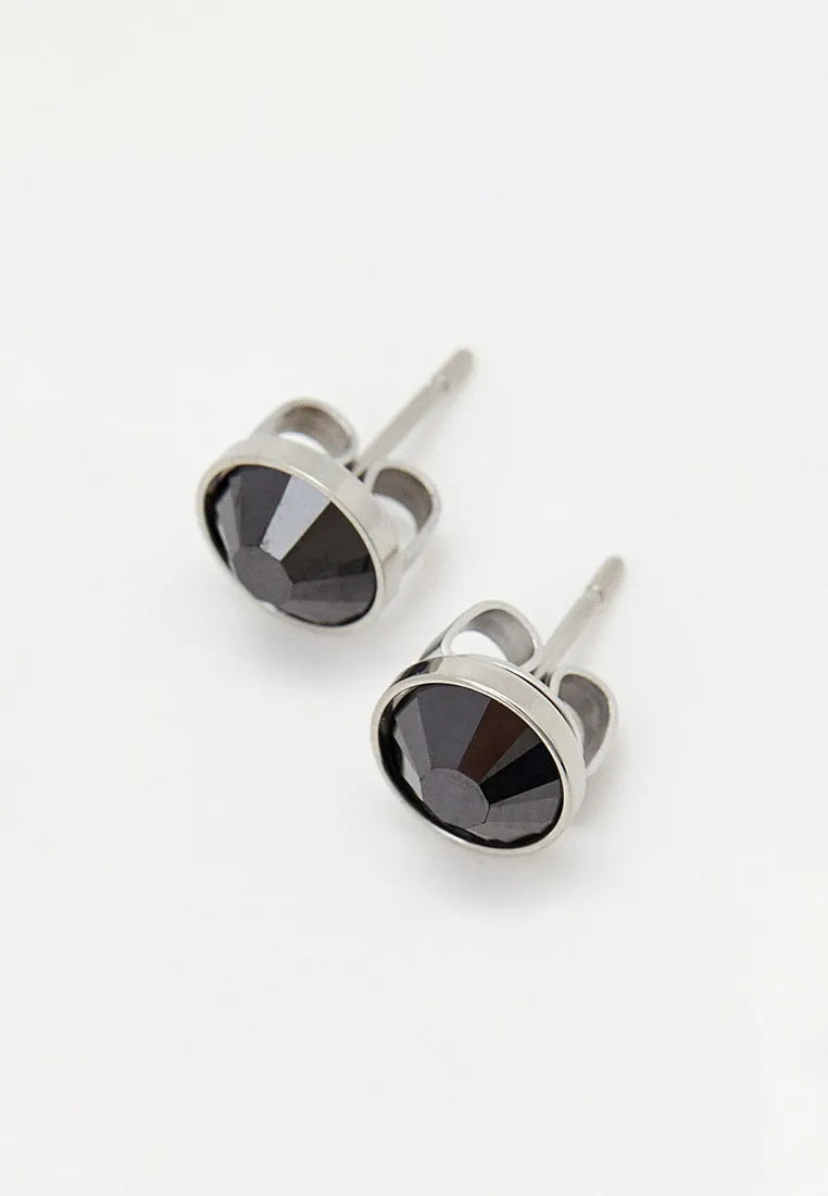 pendientes guess plata