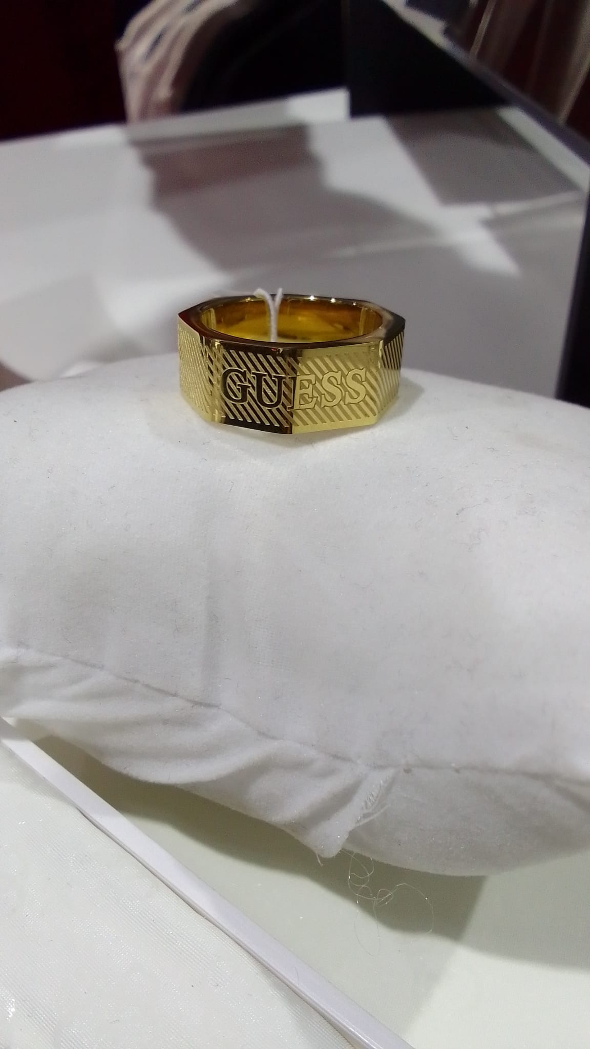 guess anillo hombre