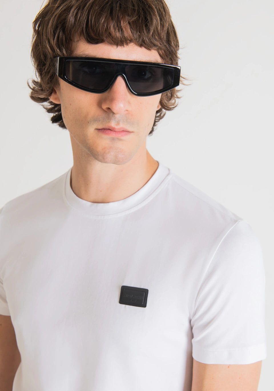 camiseta blanca manga corta antony morato