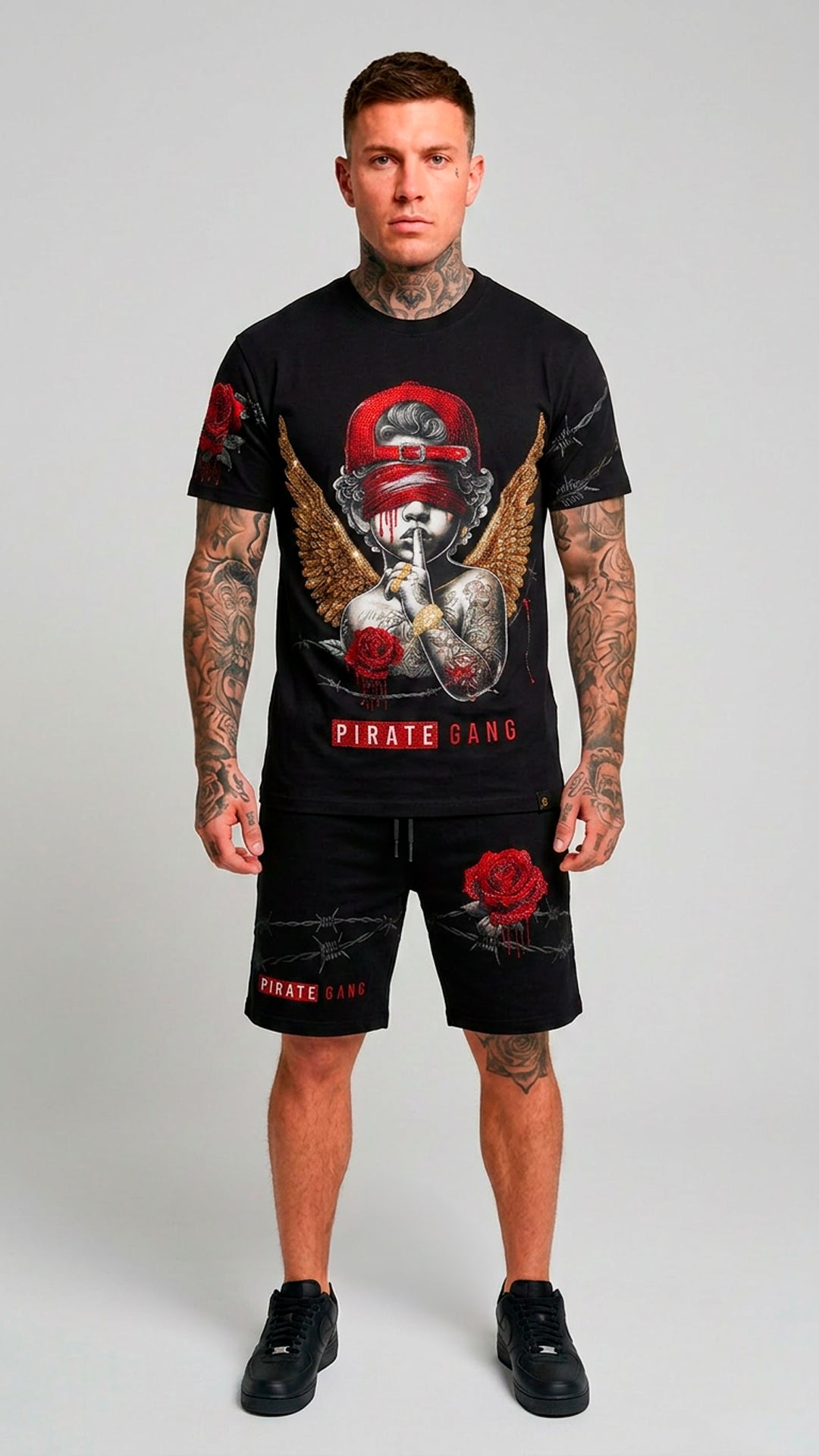 Conjunto PIRATE - GJ-3015 NEGRO