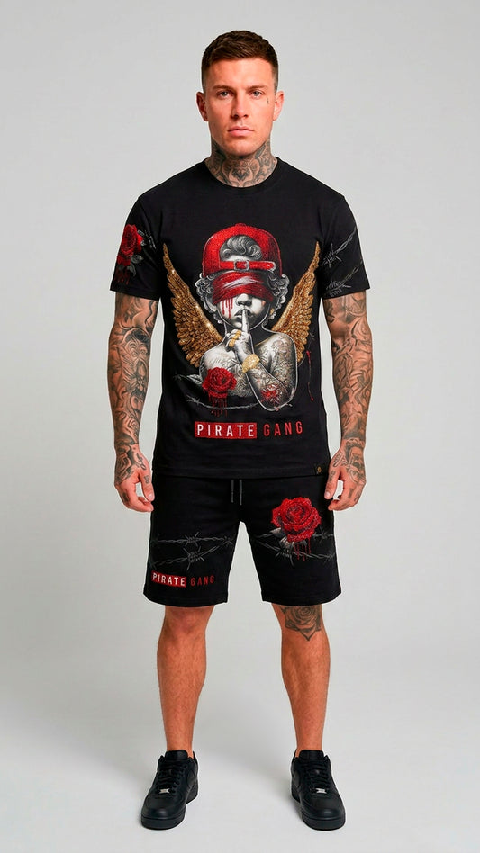 Conjunto PIRATE - GJ-3015 NEGRO
