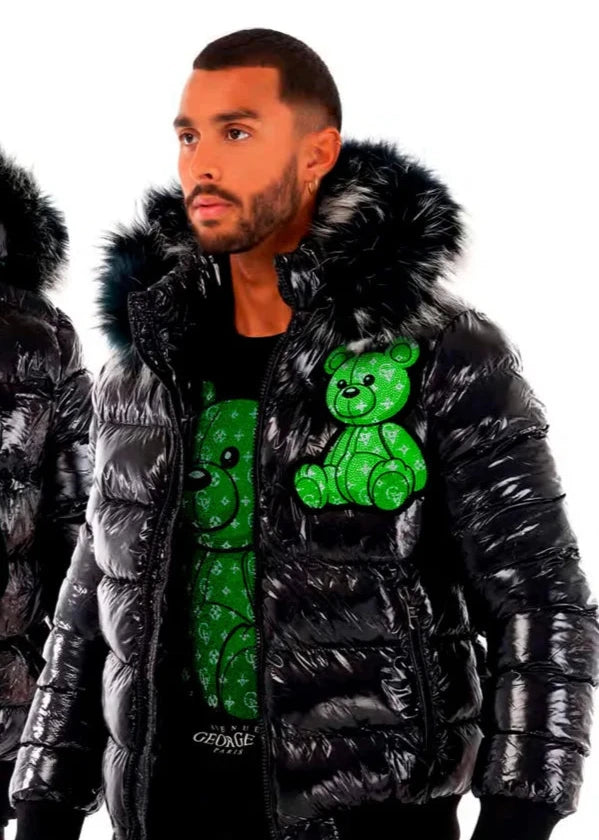 Chaqueta GEORGE V - GV9639 BLK/GREEN