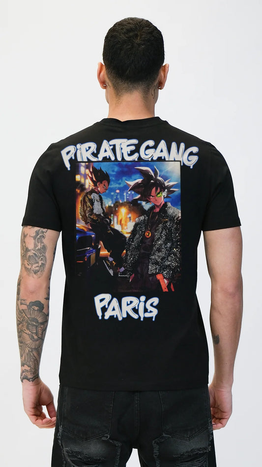 Camiseta PIRATE - GJ-2017 NEGRO