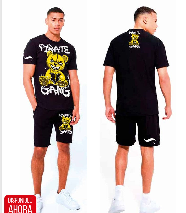 Conjunto PIRATE - GJ-3003 NEGRO