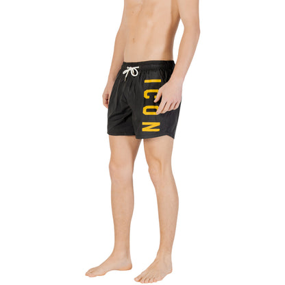 Bañador ICON - ICUS2S5W002 NERO/FLUO
