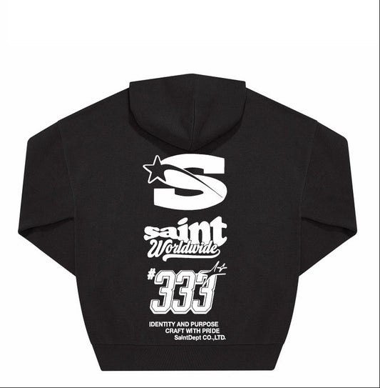 Sudadera SAINT DEPT - 333-HOOD NEGRO