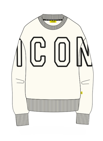 Sudadera ICON - IU9135F BLANCO