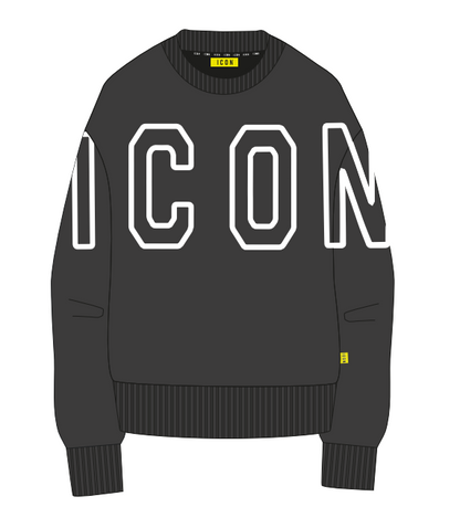 Sudadera ICON - IU9135F NEGRO