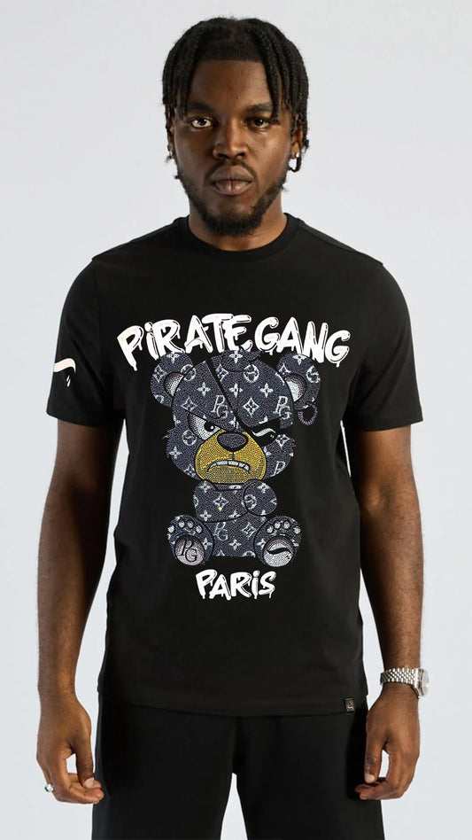 Camiseta PIRATE - GJ-2004 NEGRO