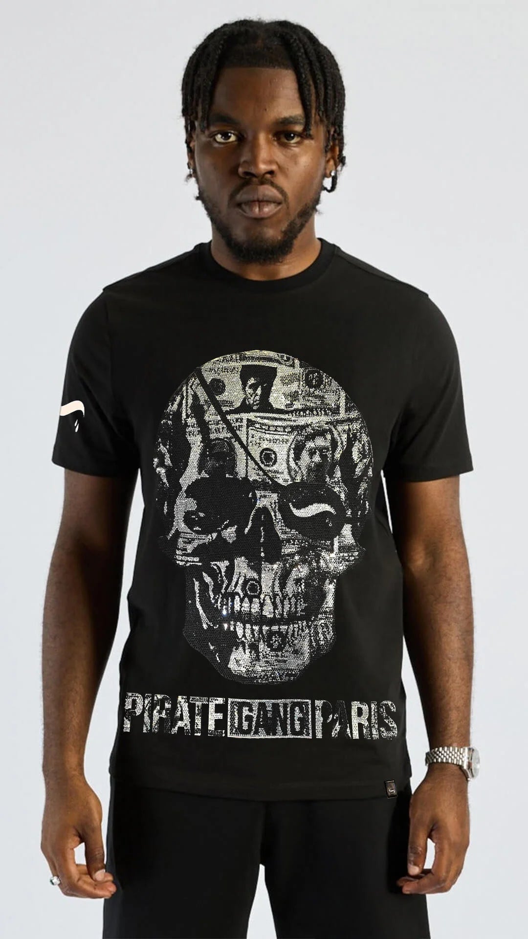 Camiseta PIRATE - GJ-2001 NEGRO
