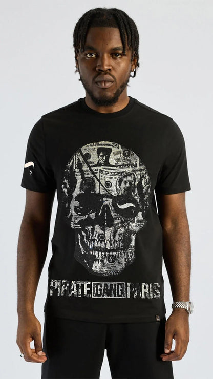 Camiseta PIRATE - GJ-2001 NEGRO