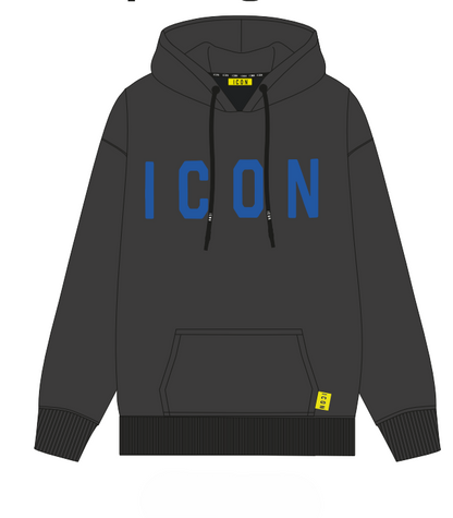 Sudadera ICON - IU9055F NEGRO