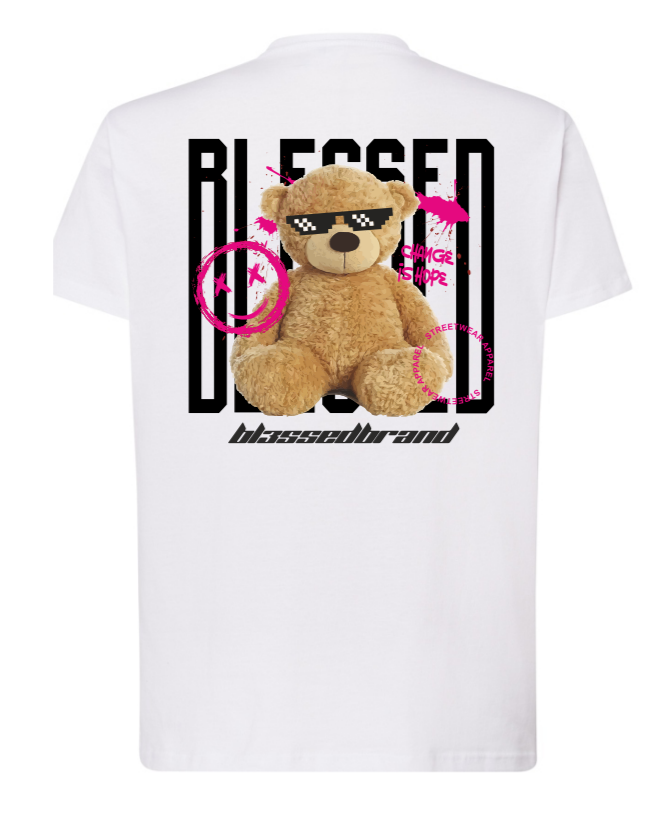 Camiseta OVDS - TEDDY BLESSED BLANCO