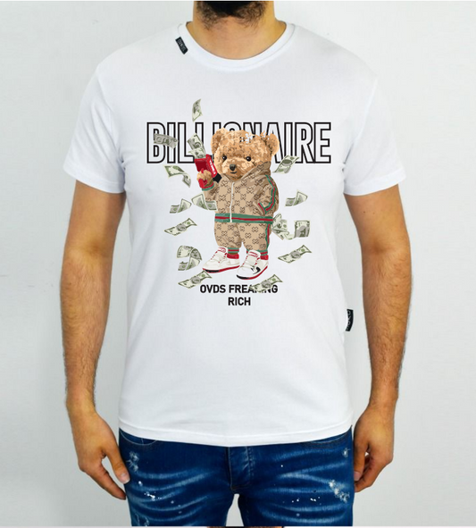 Camiseta OVDS - 21086BILLION BLANCO