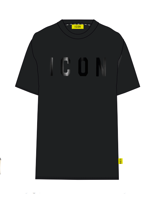 Camiseta ICON - IU9013T NEGRO/L.NEGRO