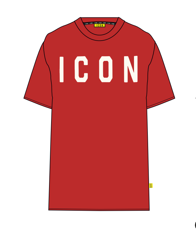 Camiseta ICON - IU9013T ROJO