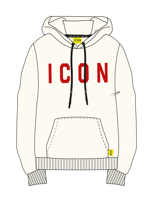 Sudadera ICON - IU9181F BLANCO