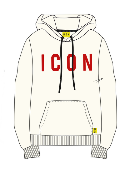 Sudadera ICON - IU9181F BLANCO