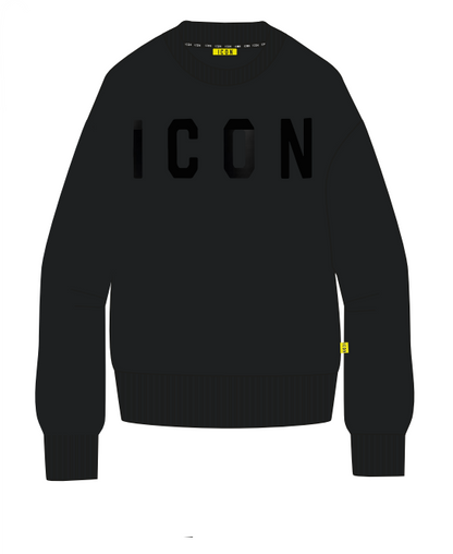 Sudadera ICON - IU9023FG NEGRO/L.NEGRO