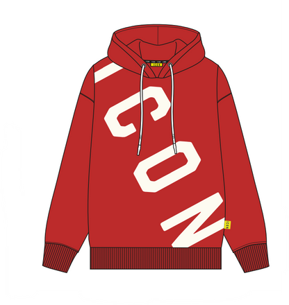 Sudadera ICON - IU9017FC ROJO