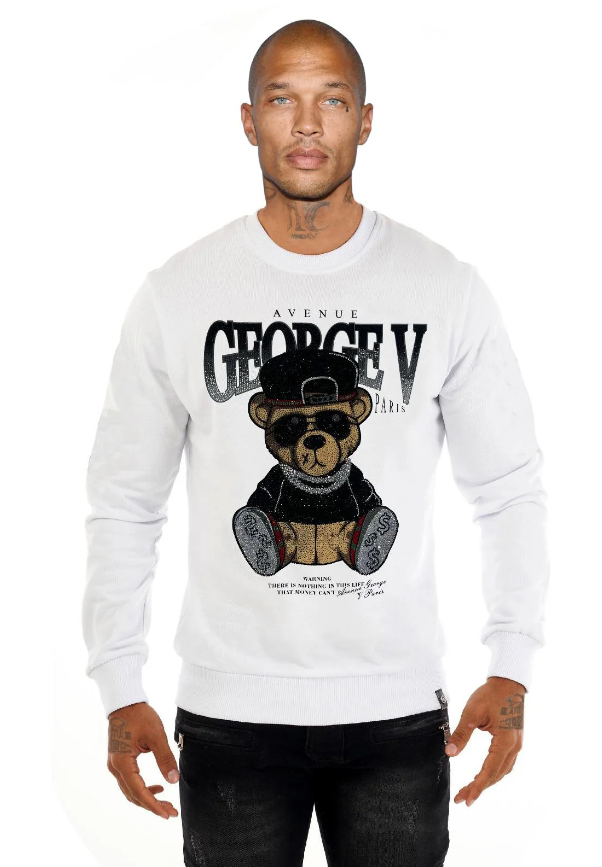 Sudadera GEORGE V - GV2805 BLANCO