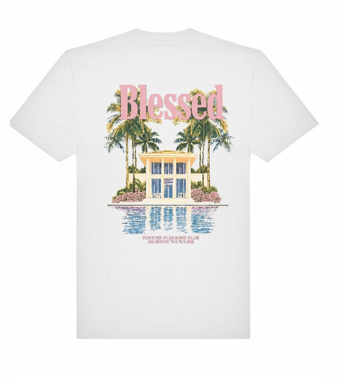 Camiseta BL3SSED - MANSION BLANCO