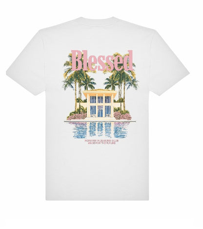 Camiseta BL3SSED - MANSION BLANCO