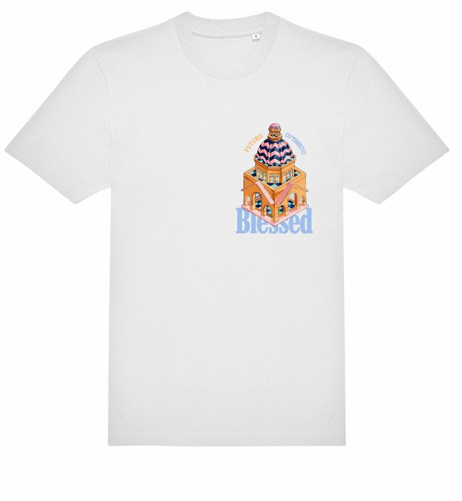 Camiseta BL3SSED - FUTURO BLANCO