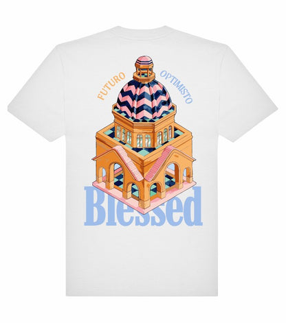 Camiseta BL3SSED - FUTURO BLANCO