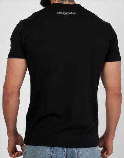Camiseta LOUIS VENDOME - L71 BLK/SILVER