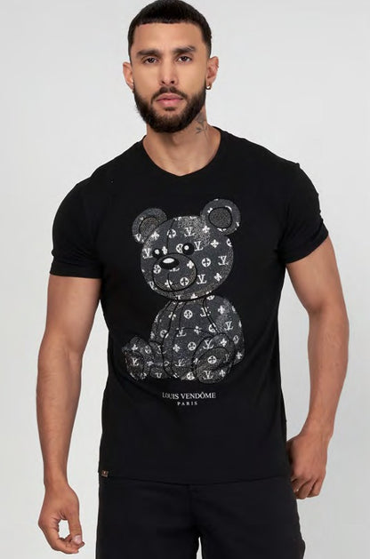 Camiseta LOUIS VENDOME - L71 BLK/SILVER