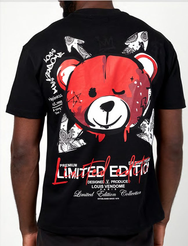 Camiseta LOUIS VENDOME - L54 BLK/RED