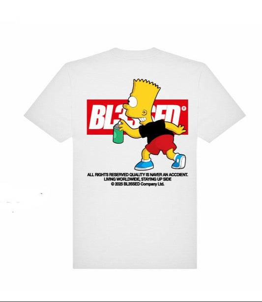 Camiseta BL3SSED bartgraf - GRAFITEE BLANCO