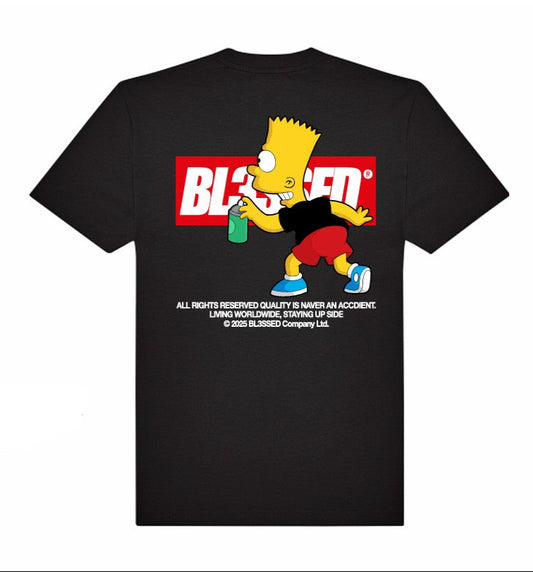Camiseta BL3SSED bartgraf - GRAFITEE NEGRO