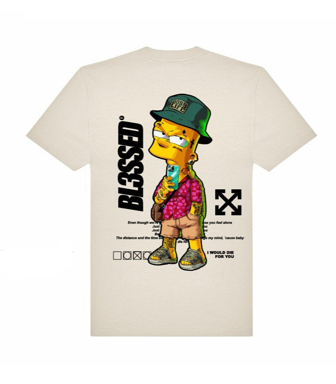 Camiseta BL3SSED barttatto - SELFIETEE WHITE