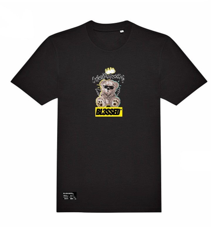 Camiseta BL3SSED - OSOKEEP NEGRO