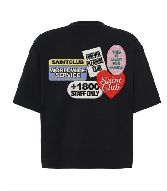 Camiseta SAINT DEPT - CR-PATCH NEGRO